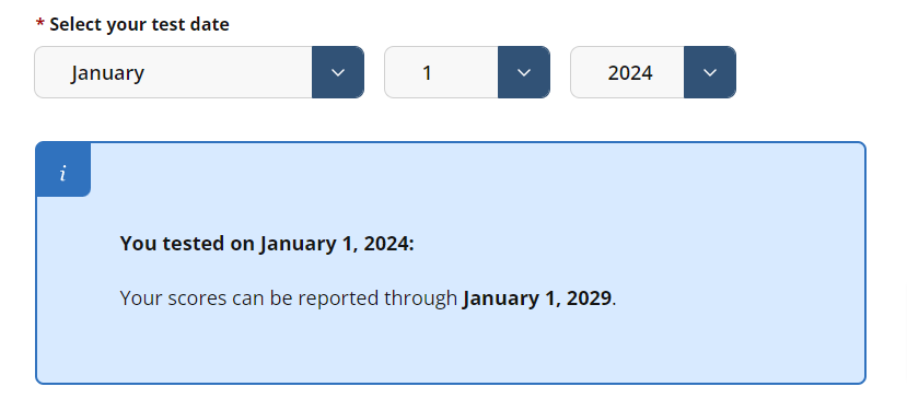 GRE results