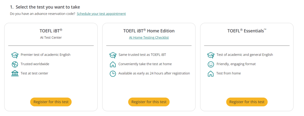 toefl exam