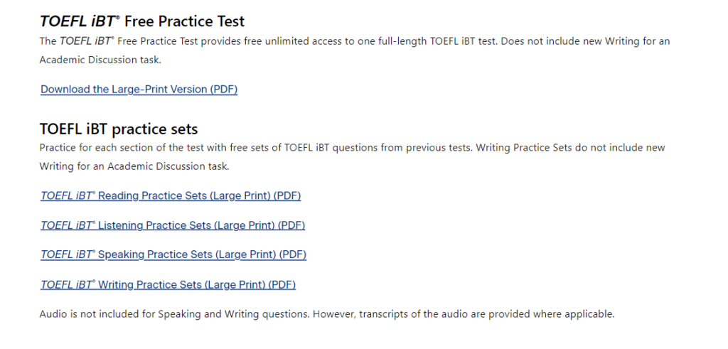 toefl exam